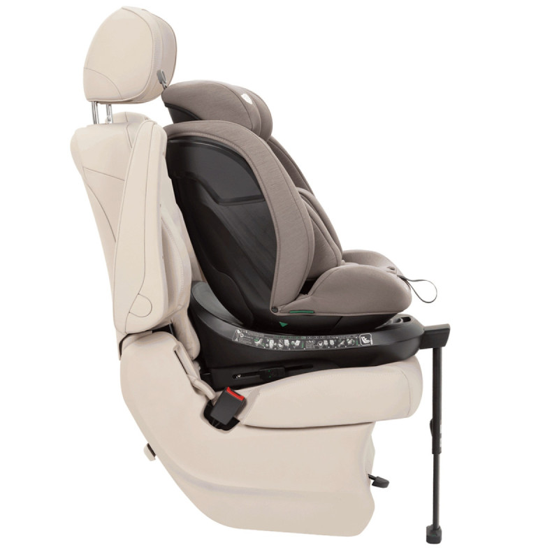 Автокрісло CARRELLO Octopus CRL-16002 Seashell Grey i-Size 40-150см ISOFIX, поворот, опор.стійка /1/