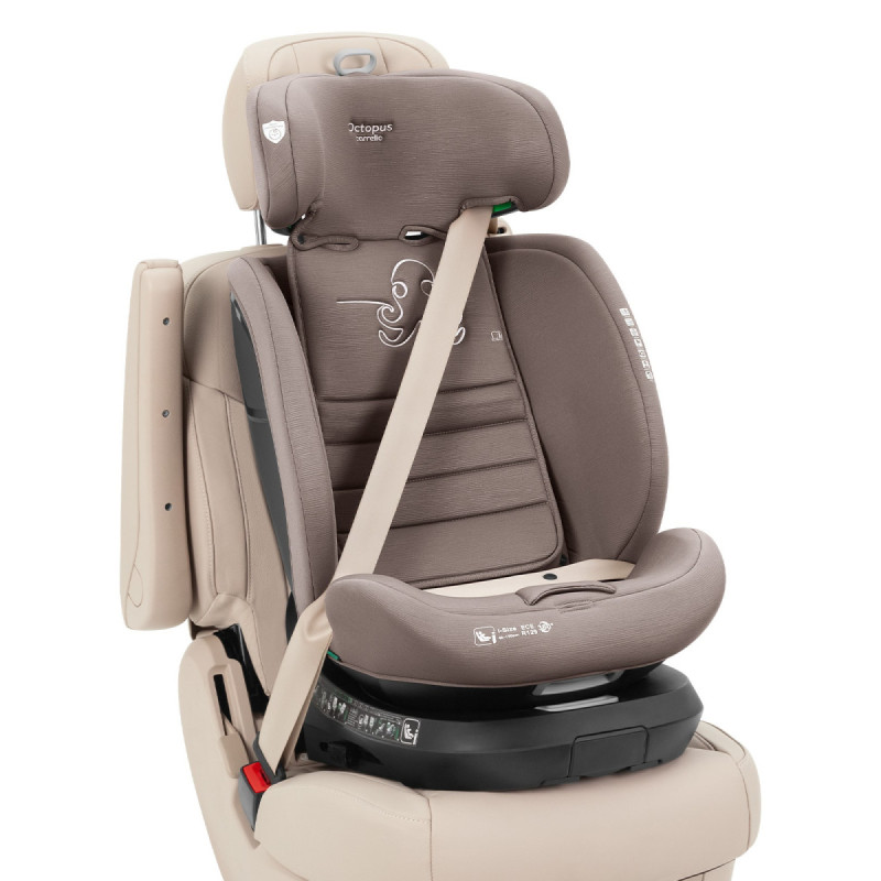 Автокрісло CARRELLO Octopus CRL-16002 Seashell Grey i-Size 40-150см ISOFIX, поворот, опор.стійка /1/