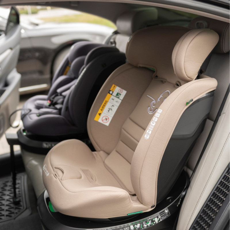Автокрісло CARRELLO Octopus CRL-16002 Seashell Grey i-Size 40-150см ISOFIX, поворот, опор.стійка /1/
