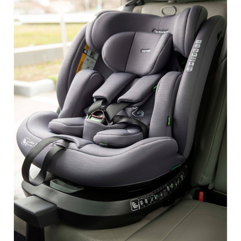 Автокрісло CARRELLO Octopus CRL-16002 Seashell Grey i-Size 40-150см ISOFIX, поворот, опор.стійка /1/