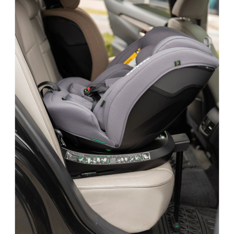 Автокрісло CARRELLO Octopus CRL-16002 Seashell Grey i-Size 40-150см ISOFIX, поворот, опор.стійка /1/