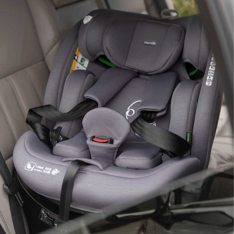 Автокрісло CARRELLO Octopus CRL-16002 Seashell Grey i-Size 40-150см ISOFIX, поворот, опор.стійка /1/