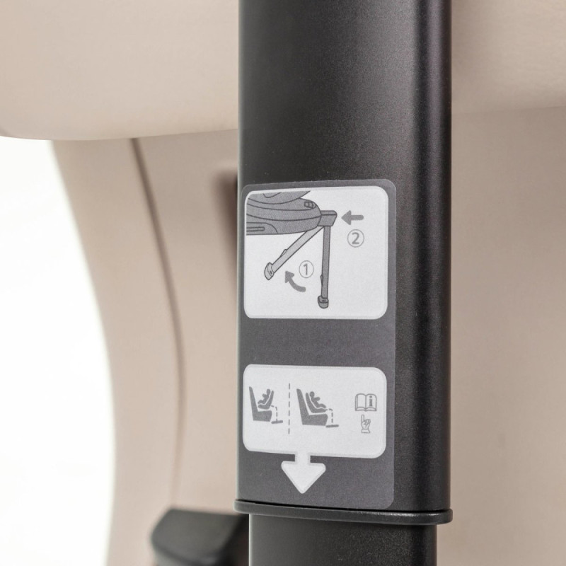 Автокрісло CARRELLO Octopus CRL-16002 Seashell Grey i-Size 40-150см ISOFIX, поворот, опор.стійка /1/