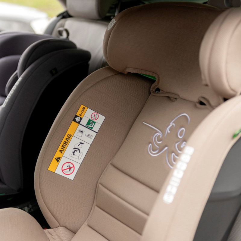 Автокрісло CARRELLO Octopus CRL-16002 Seashell Grey i-Size 40-150см ISOFIX, поворот, опор.стійка /1/