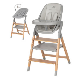 Стілець CARRELLO для годування Ergo CRL-16701 Nordic Grey /1/
