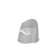 Горщик CARRELLO Tovi CRL-17105 Cloud Grey зі спинкою /12/ Горщик CARRELLO Tovi CRL-17105 Cloud Grey зі спинкою /12/