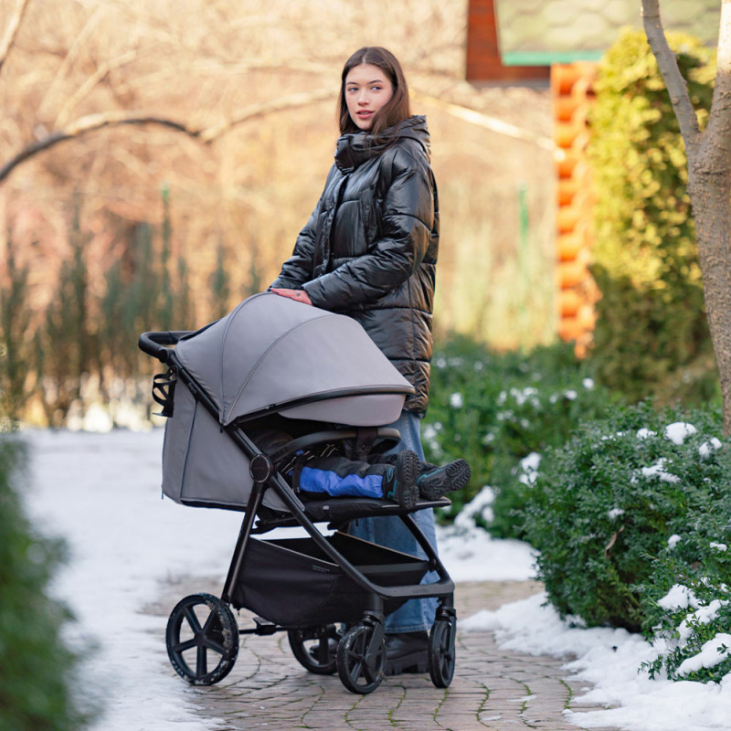 Прогулянкова коляска CARRELLO Bravo Plus 2023 CRL-5515 Jet Black