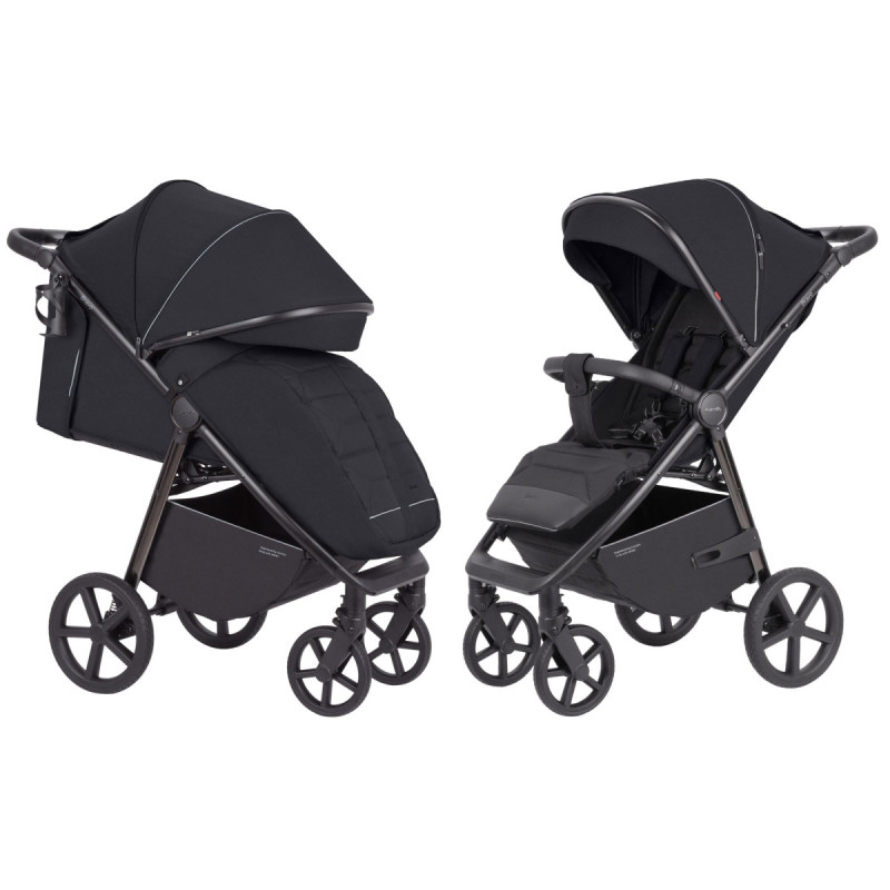 Прогулянкова коляска CARRELLO Bravo Plus CRL-5515 Jet Black 2024 NF /1/