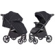 Прогулянкова коляска CARRELLO Bravo Plus CRL-5515 Jet Black 2024 NF /1/
