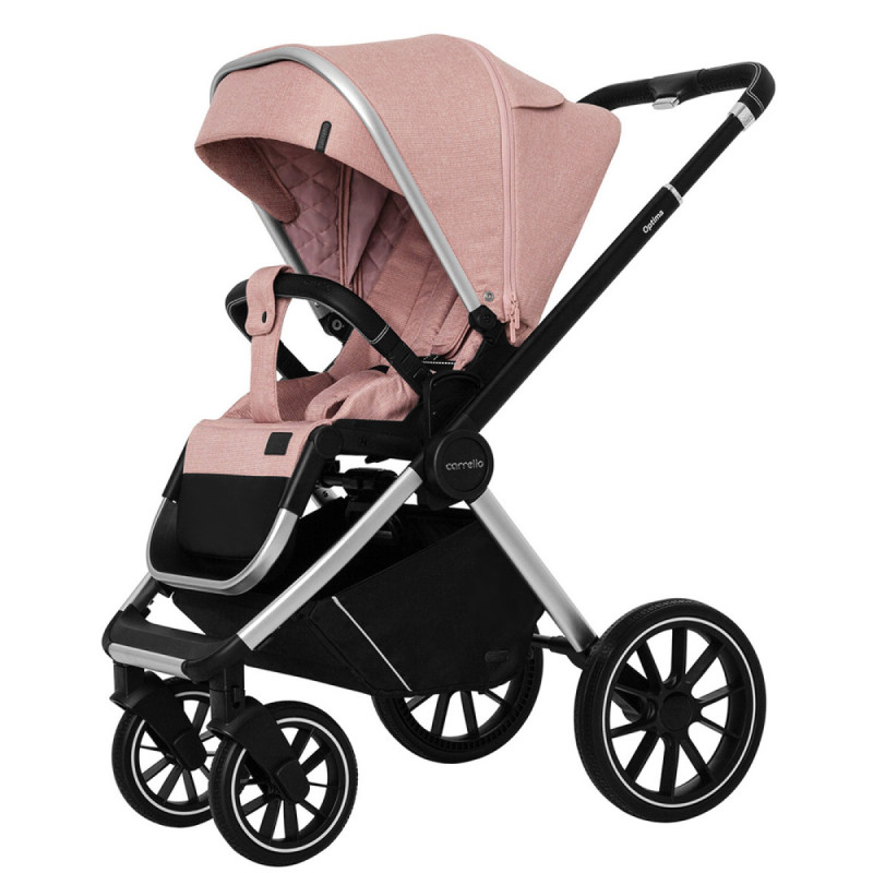 Універсальна коляска 2 в 1 CARRELLO Optima CRL-6503 2in1 Platinum Grey в льне /1/