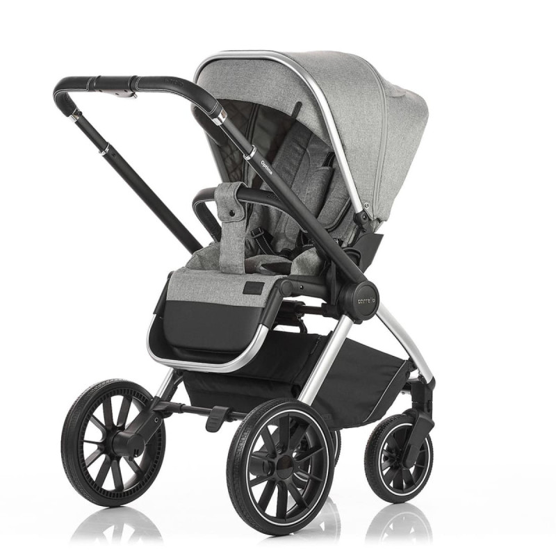 Універсальна коляска 2 в 1 CARRELLO Optima CRL-6503 2in1 Platinum Grey в льне /1/