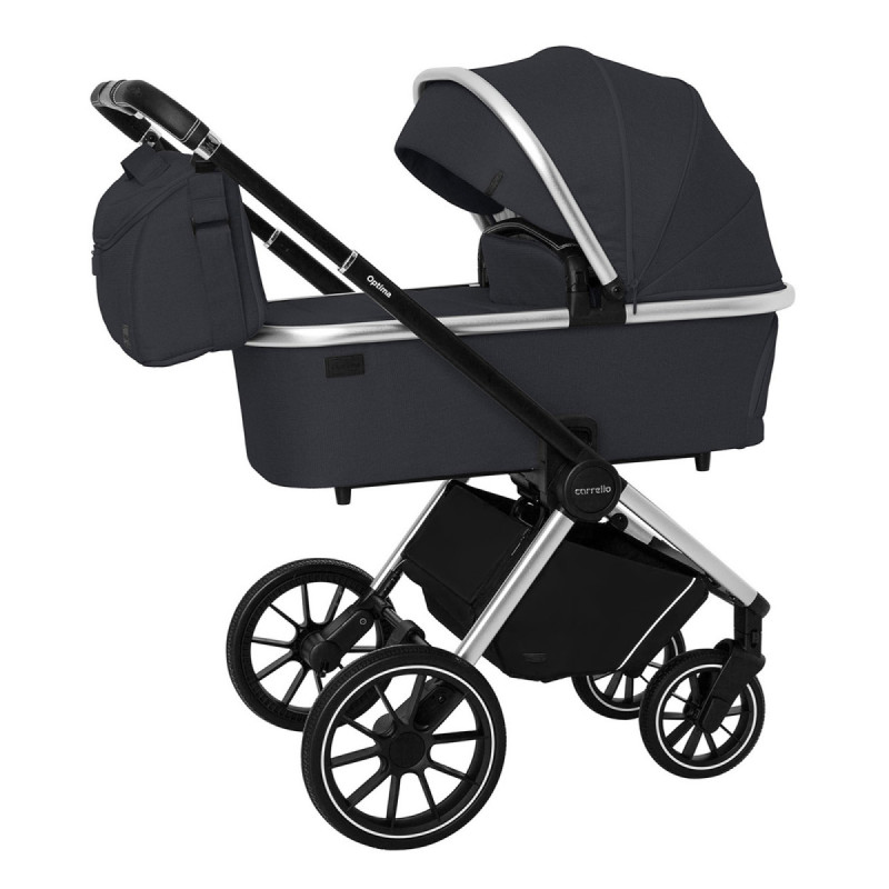 Універсальна коляска 3 в 1 CARRELLO Optima CRL-6504 3in1 Platinum Grey в льне /1/