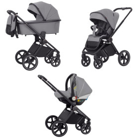 Універсальна коляска 3 в 1 CARRELLO Ultimo Smoke Grey