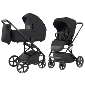 Універсальна коляска 2 в 1 CARRELLO Alfa CRL-6522 2in1 Rock Black /1/