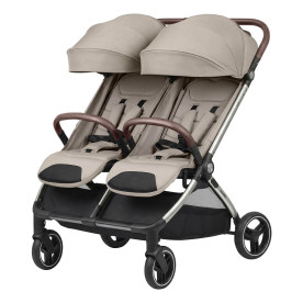 Прогулянкова коляска для двійні CARRELLO Link CRL-6533 Island Beige