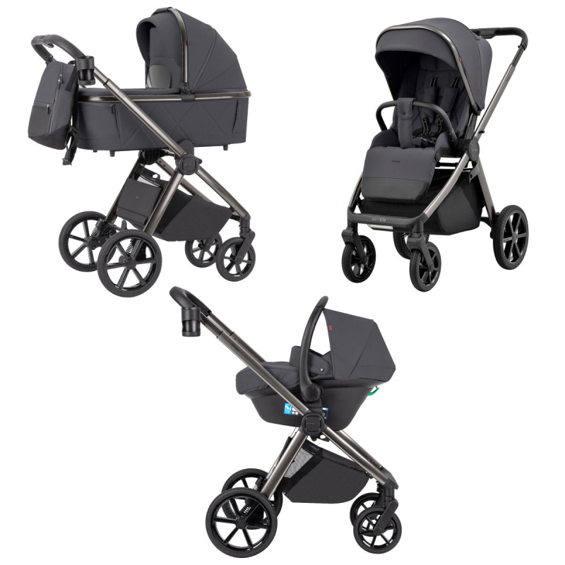 Універсальна коляска 3 в 1 CARRELLO Omega excellent grey