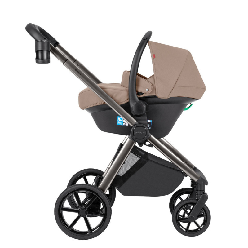 Універсальна коляска 3 в 1 CARRELLO Omega fantastic beige