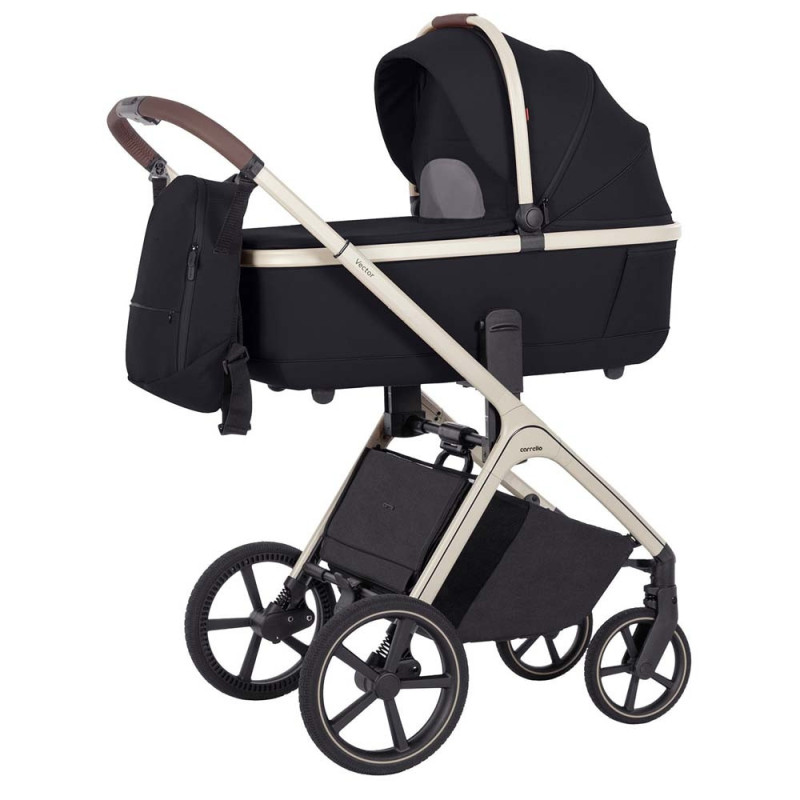 Універсальна коляска 2 в 1 CARRELLO Vector pearl black