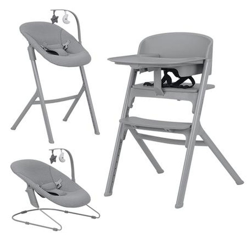 Стілець CARRELLO для годування Sidney+ CRL-8405/1 3 in 1 Stone Grey/1/