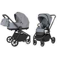 Універсальна коляска 2 в 1 CARRELLO Epica CRL-8510 (2in1) Silver Grey /1/