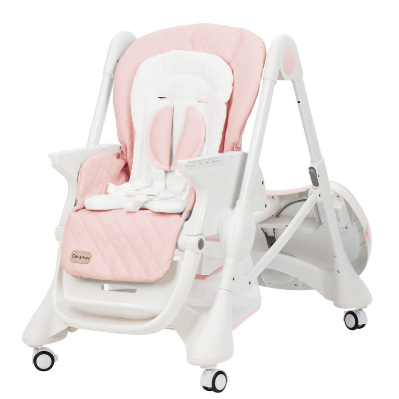 Стілець CARRELLO для годування Caramel CRL-9501/3 Candy Pink /1/ MOQ