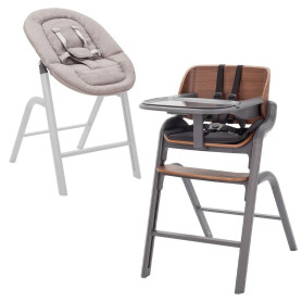 Стілець CARRELLO для годування Combi CRL-9505 Coffee Black /1/