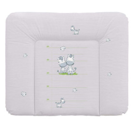 Сповивальний матрац мʼякий Ceba Baby Soft Changing Mat Large, 85x72 см zebra grey