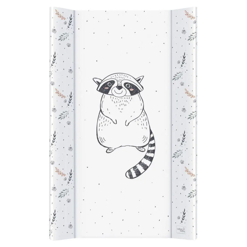Сповивальний матрац жорстка Ceba Baby Hard Long Changing Pad, 50x80 см raccoon