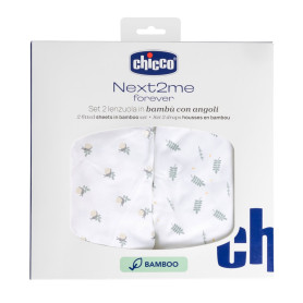 Простирадло на резинці Chicco Next2Me Forever Bamboo, 58х110 см, 2 шт.