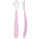 Ложка силіконова Chicco, 6м+, 2 шт. Рожевий
