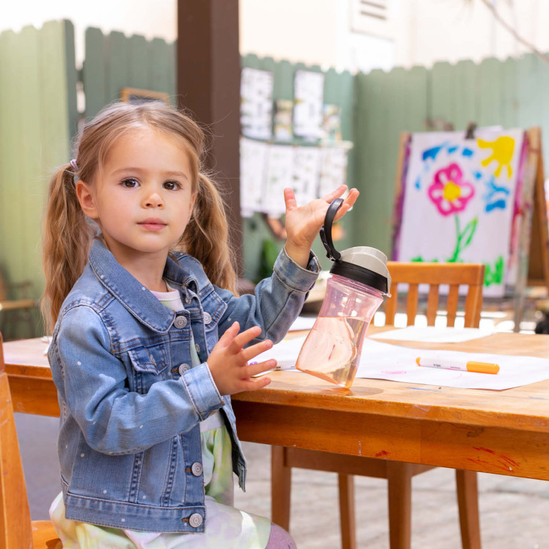 Поїльник непроливайка Chicco "Kids Cup", 350 мл Рожевий