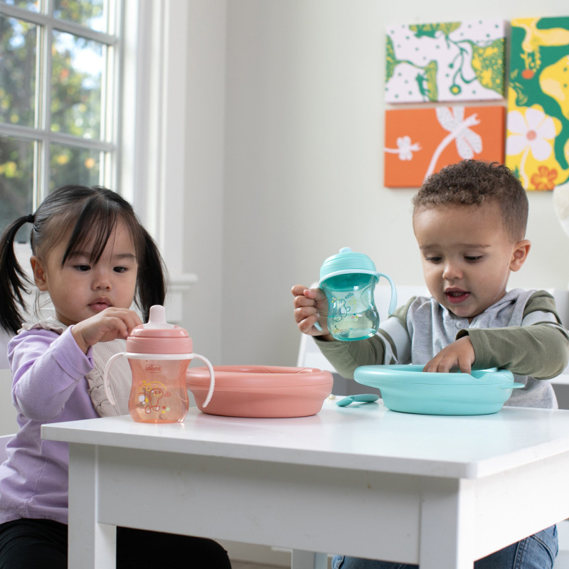 Поїльник непроливайка Chicco "Training Cup", 200мл, 6м+ Зелений