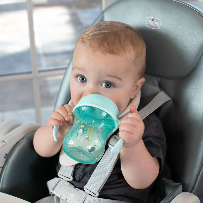 Поїльник непроливайка Chicco "Training Cup", 200мл, 6м+ Зелений