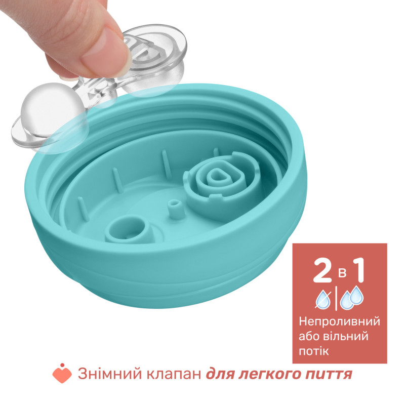 Поїльник непроливайка Chicco "Training Cup", 200мл, 6м+ Зелений