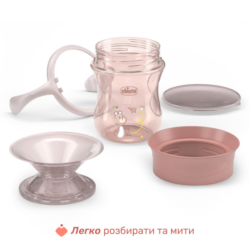 Чашка Chicco "Perfect", 200 мл, 12 м+ Коричневий