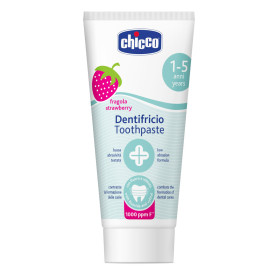 Зубна паста Chicco "Полуниця", з фтором, 50 мл