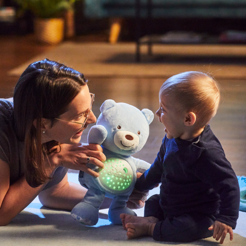 Іграшка музична Chicco "Ведмежа" Синій