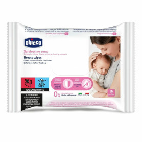 Серветки Chicco очищаючі для гігієни грудей , 16 шт