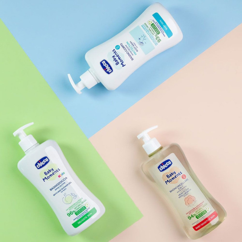 Гель Chicco для душу дитячий Moments Kids, 500 мл
