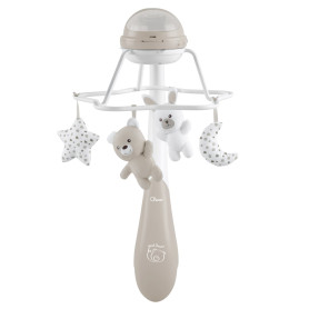 Мобіль-проектор на ліжечко 3 в 1 Chicco "Веселка" Бежевий