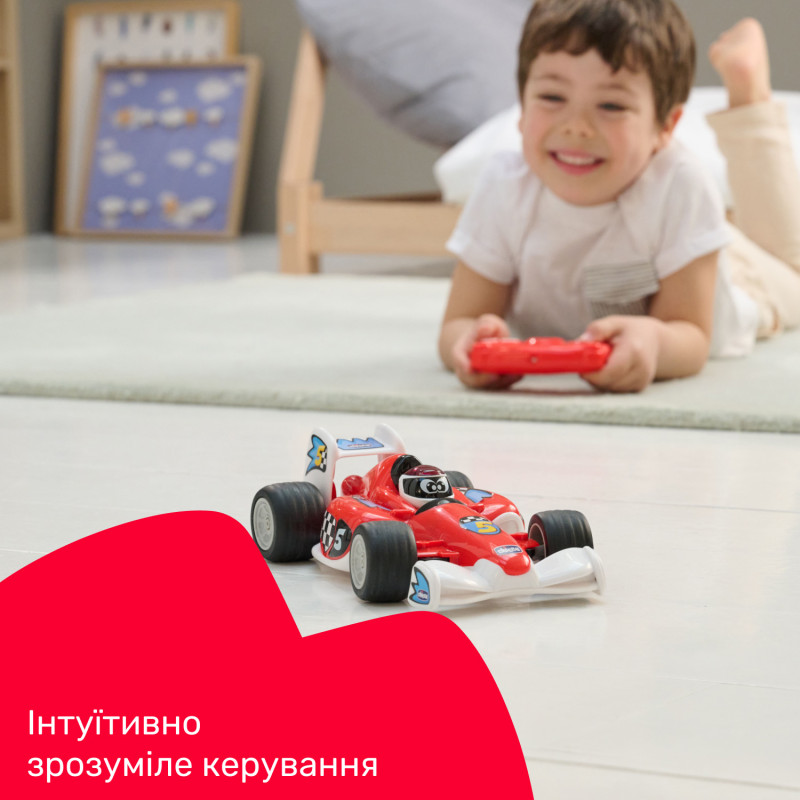 Машинка на радіоуправлінні Chicco "Гонщик Том"