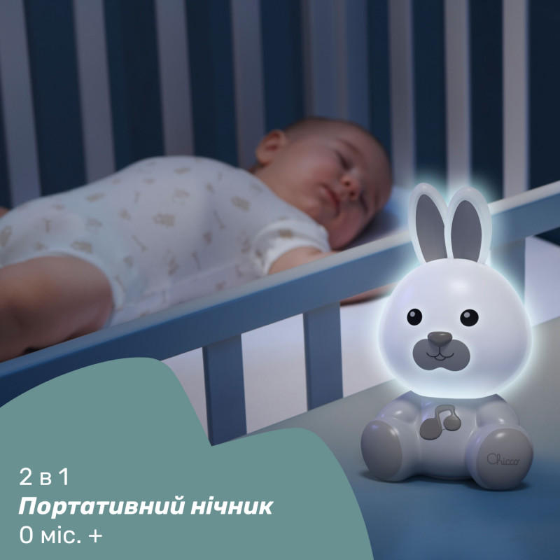 Іграшка-нічник музична Chicco "Кролик Dreamlight"