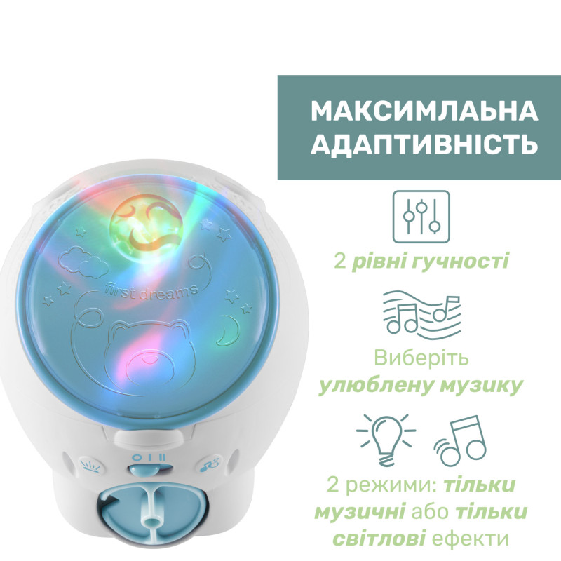 Іграшка-проектор Chicco "Полярне ведмежа" Синій