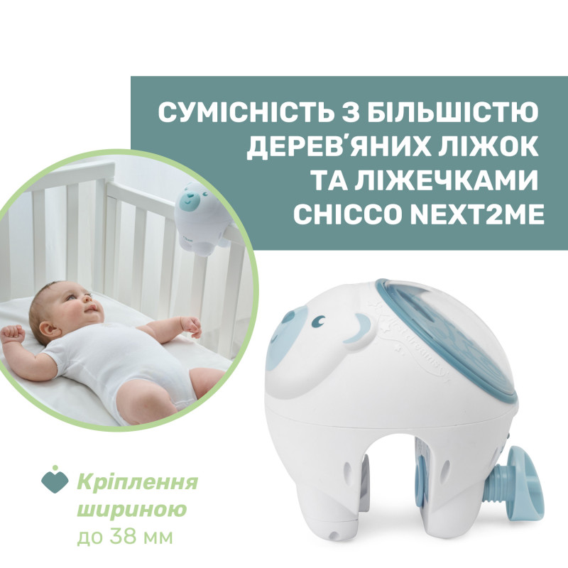 Іграшка-проектор Chicco "Полярне ведмежа" Синій