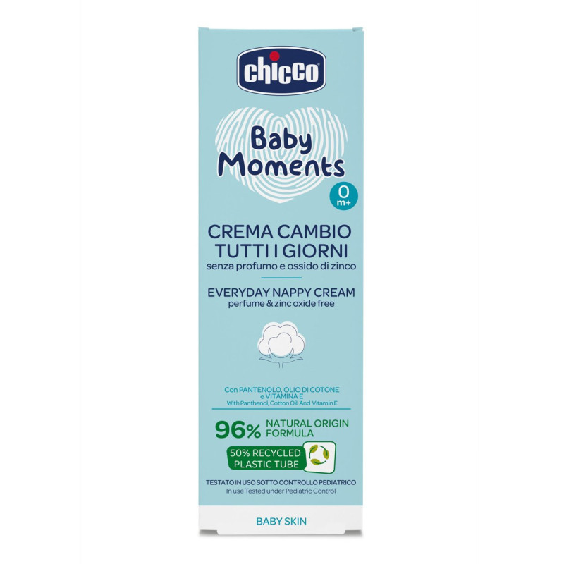 Крем захисний під підгузок з пантенолом Chicco Baby Moments, 100 мл