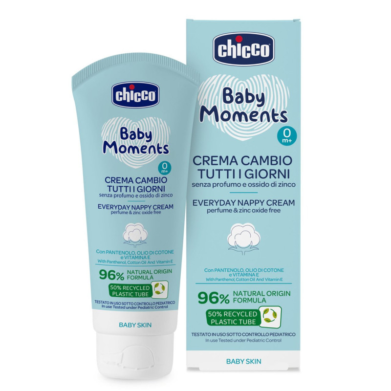 Крем захисний під підгузок з пантенолом Chicco Baby Moments, 100 мл