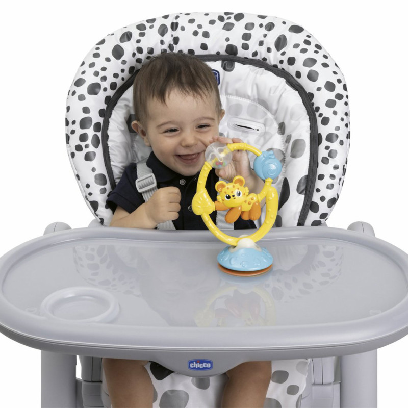 Брязкальце на присосці 2 в 1 Chicco "Тропічний друг"