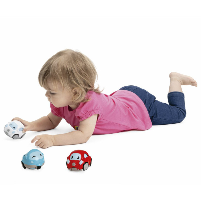 Набір машинок Chicco "Міський ретропарк Turbo Ball" 3 шт.