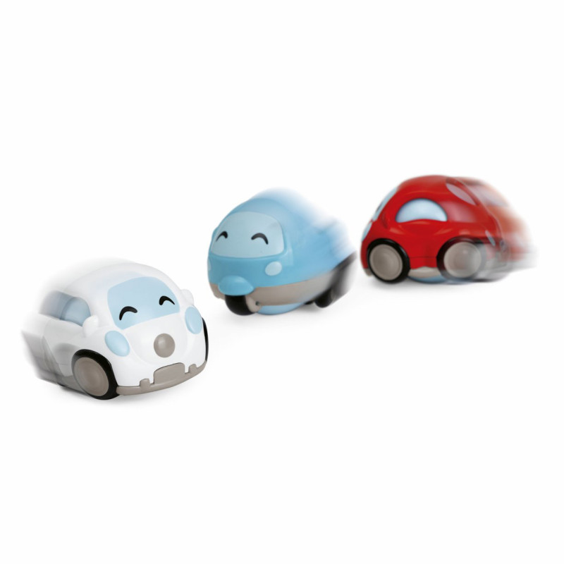 Набір машинок Chicco "Міський ретропарк Turbo Ball" 3 шт.