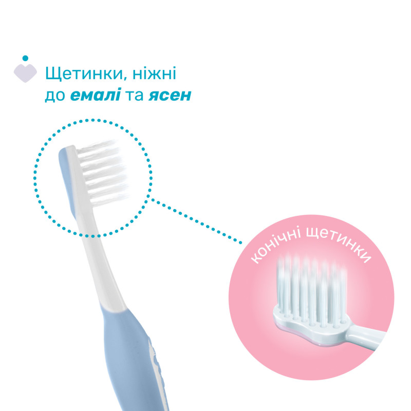 Дорожній набір Chicco: зубна щітка та зубна паста, 6-24 міс. Синій